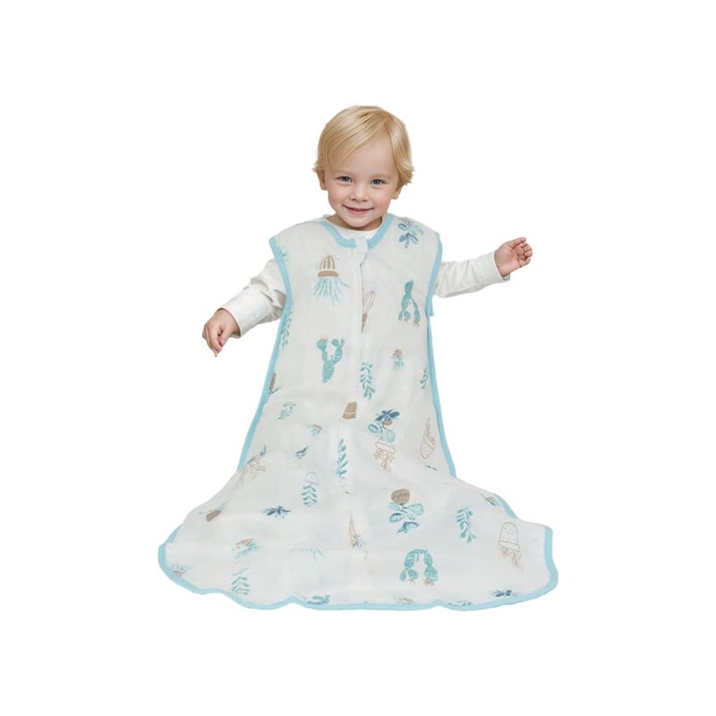 BLOOMSTAR Muslin Toddler Sleeping Sack 0.5 TOG LARGE â€“ Lightweight & Breathable Baby Sleep Bag, Summer Wearable Blanket for 3-5 Years Old,All Seasons Sleeper Sacks - Image 2